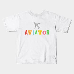 Aviator (Pilot) Kids T-Shirt